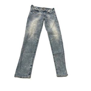 American Eagle Outfitters Size 6 Long Womens Skinny Blue Jeans #R-4-9